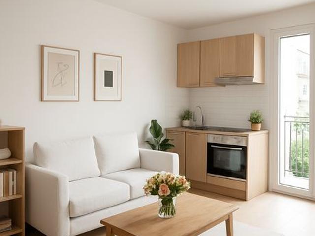 Studio 1 pièce 19 m²