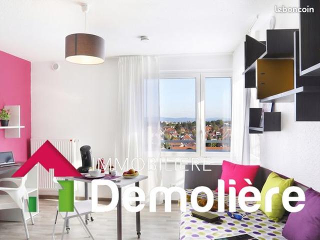 Studio 1 pièce 19 m²