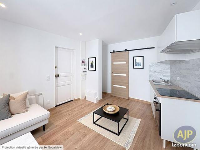 Studio 1 pièce 19 m²