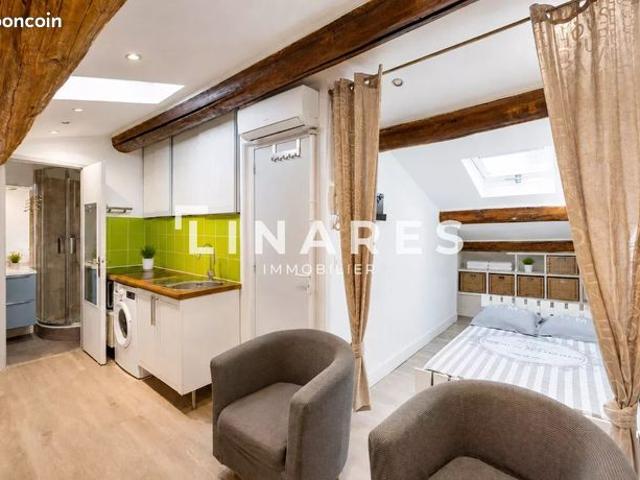 Studio 1 pièce 19 m²