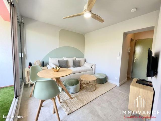 Studio 1 pièce 19 m²