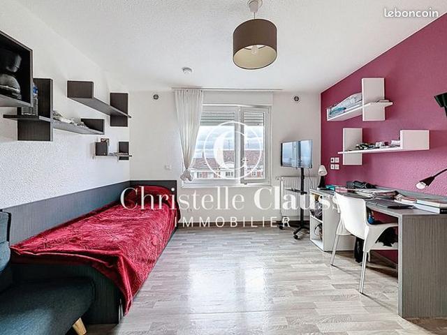Studio 1 pièce 19 m²