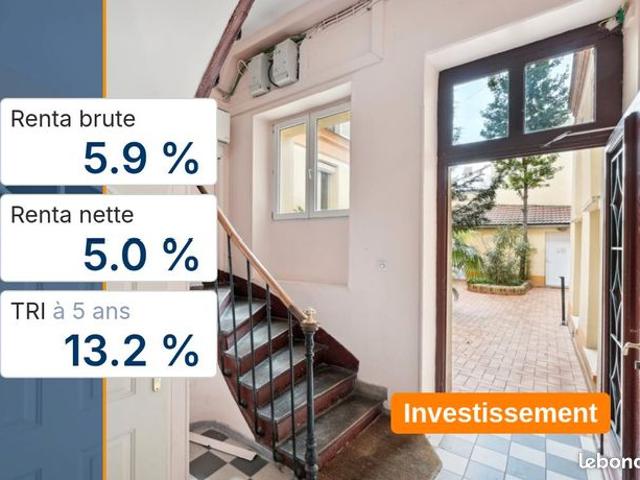 Studio 1 pièce 23 m²