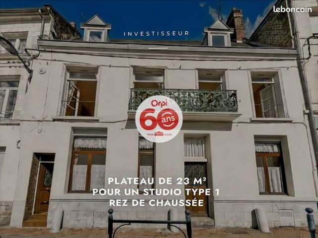 Studio 1 pièce 23 m²