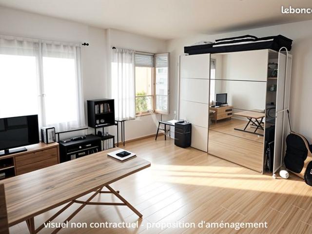 Studio 1 pièce 23 m²