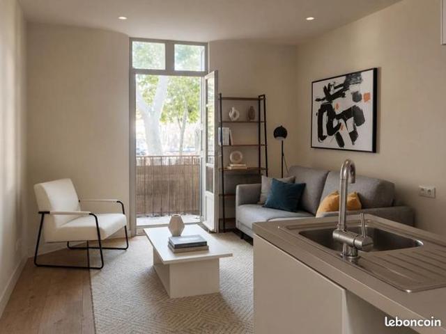 Studio 1 pièce 20 m²