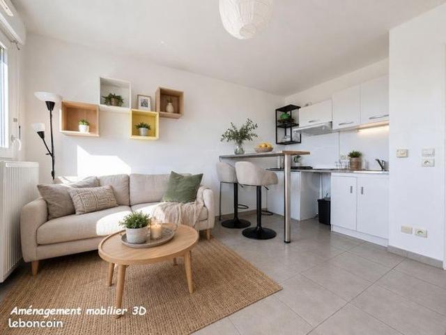 Studio 1 pièce 21 m²