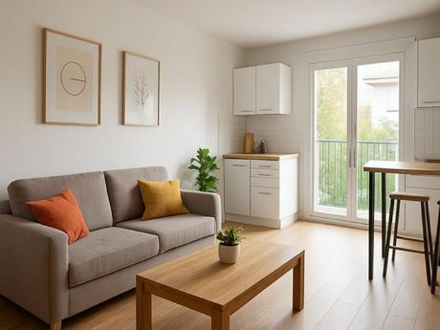 Studio 1 pièce 21 m²