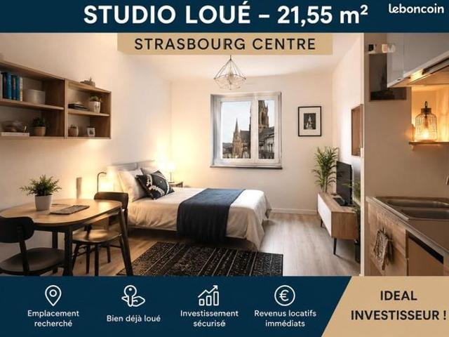 Studio 1 pièce 21 m²
