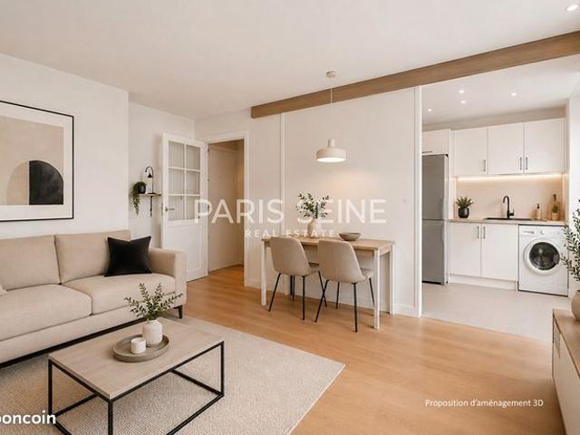 Studio 1 pièce 27 m²