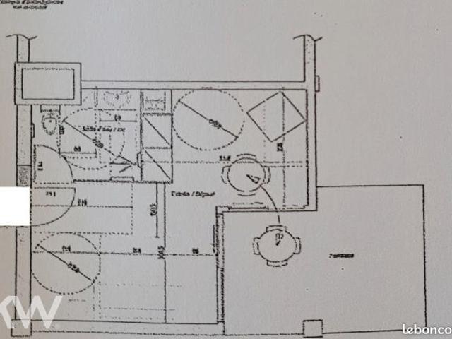 Studio 1 pièce 27 m²