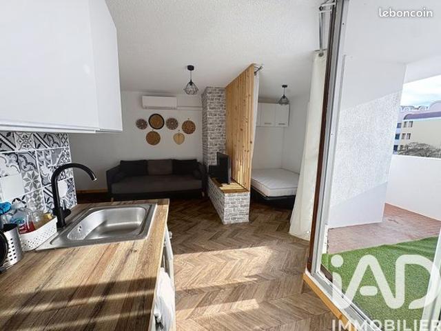 Studio 1 pièce 27 m²