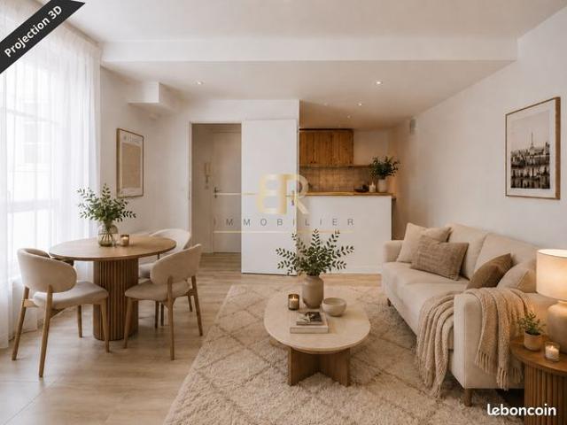 Studio 1 pièce 24 m²