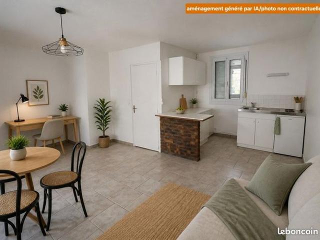 Studio 1 pièce 24 m²