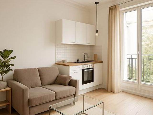 Studio 1 pièce 24 m²