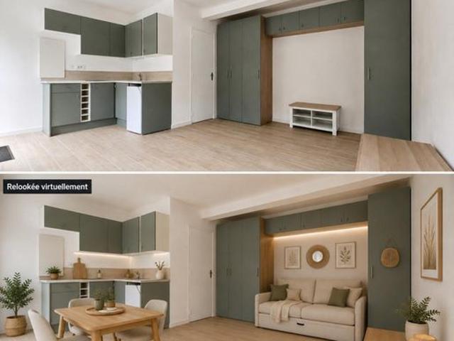 Studio 1 pièce 24 m²