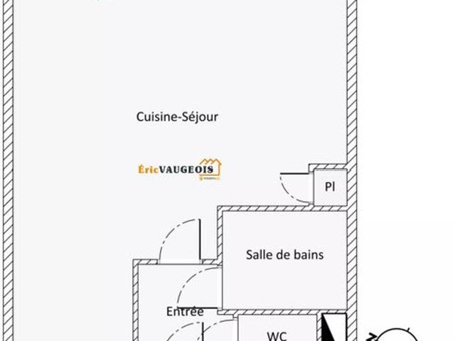 Studio 1 pièce 26 m²