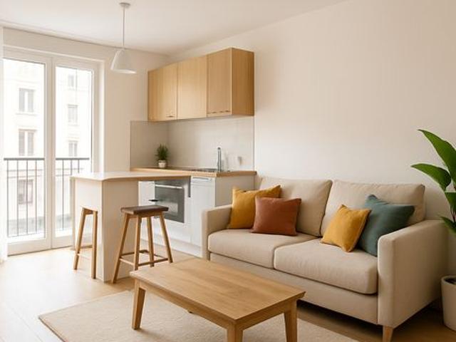 Studio 1 pièce 26 m²