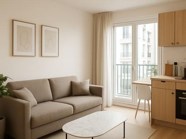 Studio 1 pièce 26 m²