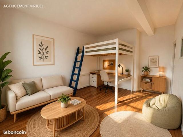 Studio 1 pièce 26 m²