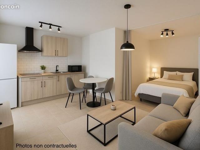 Studio 1 pièce 26 m²