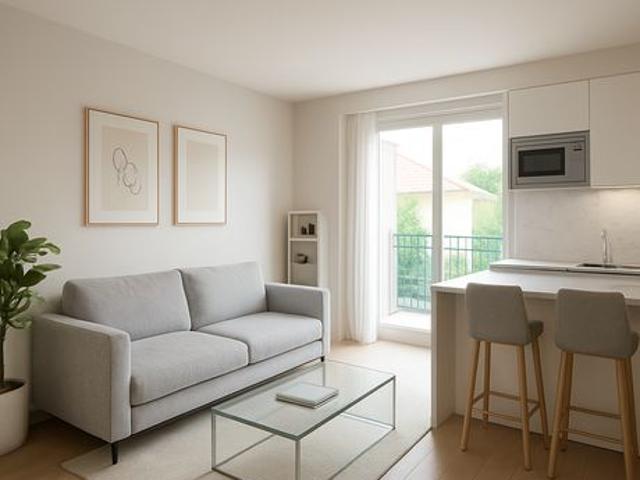 Studio 1 pièce 28 m²