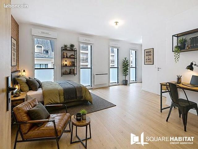 Studio 1 pièce 28 m²
