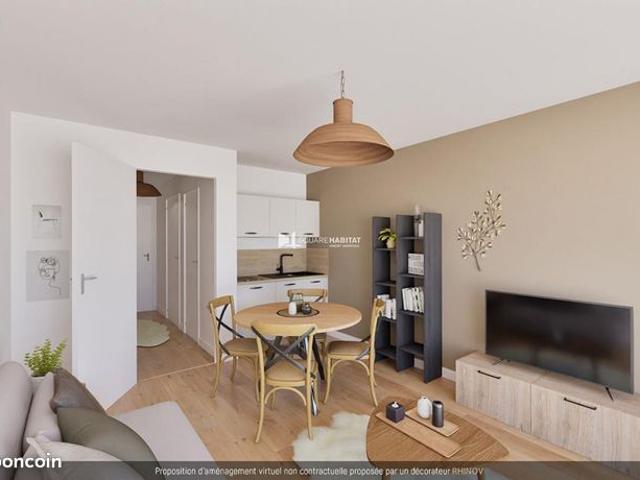 Studio 1 pièce 28 m²