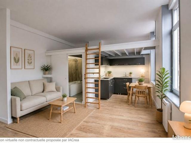 Studio 1 pièce 28 m²