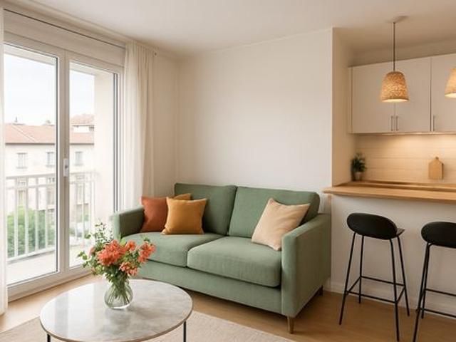 Studio 1 pièce 28 m²