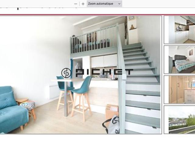 Studio 1 pièce 29 m²