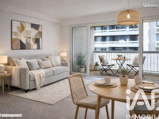 Studio 1 pièce 29 m²