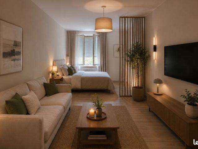 Studio 1 pièce 29 m²