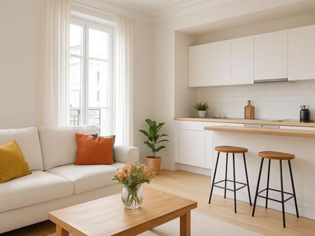 Studio 1 pièce 29 m²