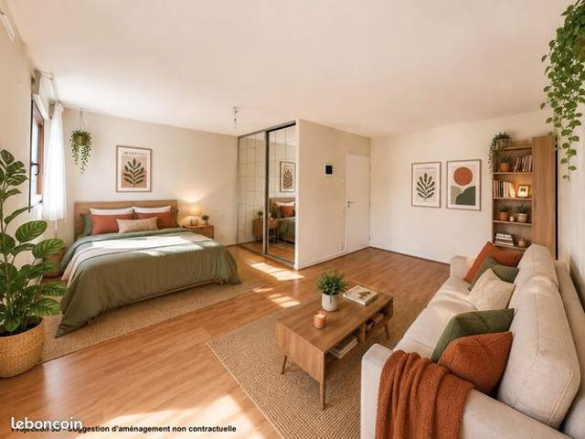 Studio 1 pièce 33 m²