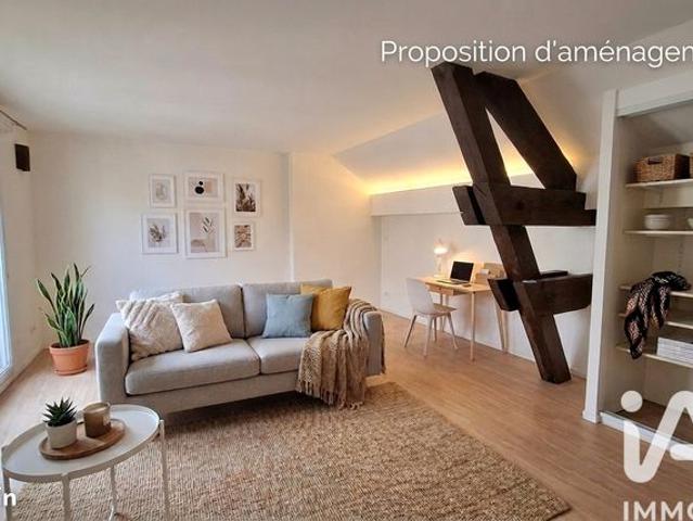 Studio 1 pièce 33 m²