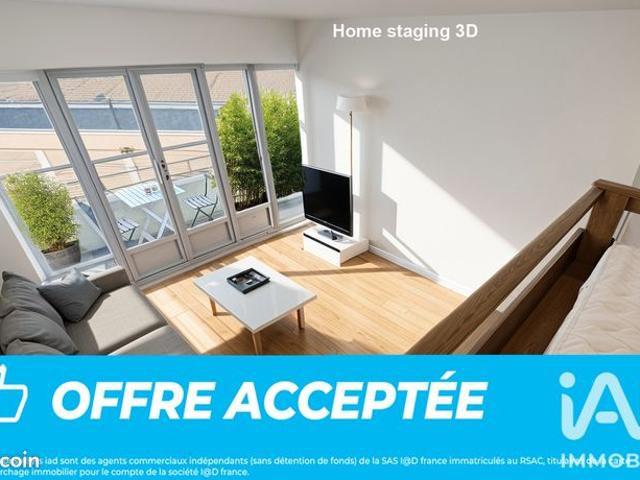 Studio 1 pièce 31 m²