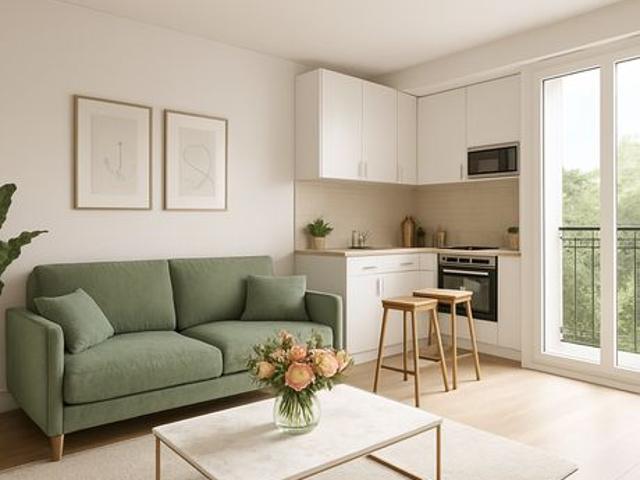 Studio 1 pièce 31 m²