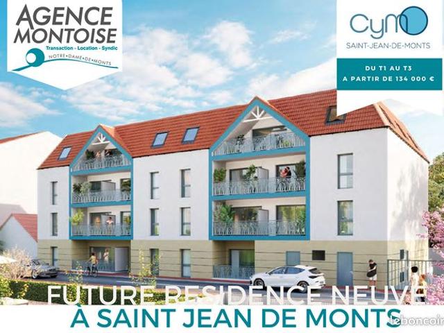 Studio 1 pièce 31 m²