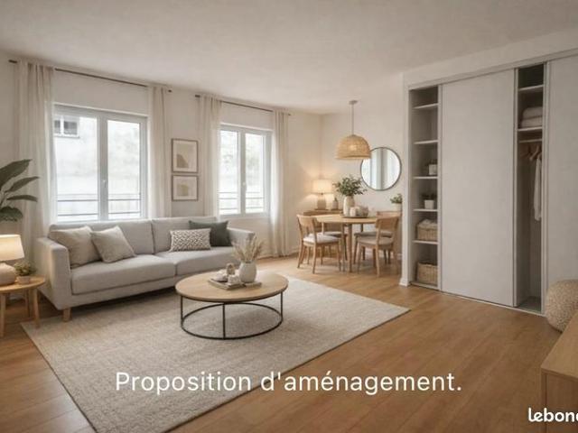 Studio 1 pièce 31 m²