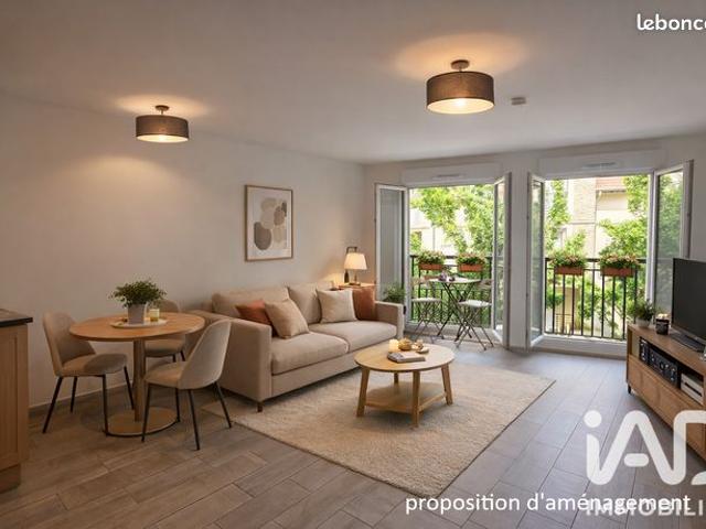Studio 1 pièce 32 m²