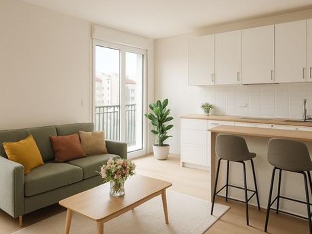 Studio 1 pièce 32 m²