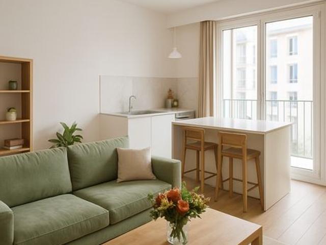 Studio 1 pièce 37 m²