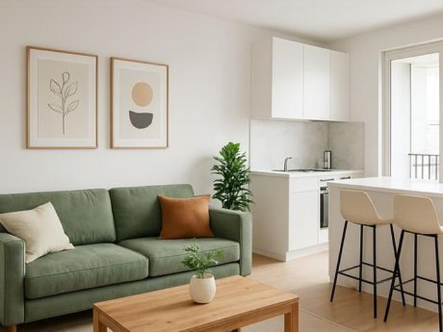 Studio 1 pièce 34 m²