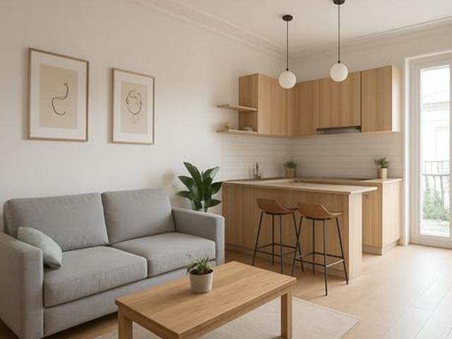 Studio 1 pièce 38 m²