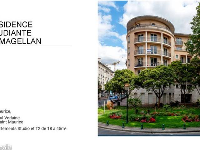 Studio 20 m² Saint Maurice