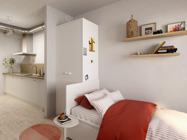 Studio 22 m² Congresstraat à Brussel
