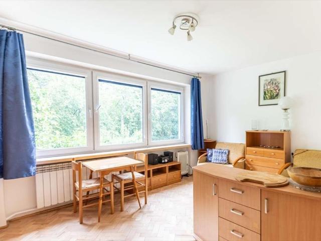 Studio 23 m2 z widokiem na zieleń, Mokotów