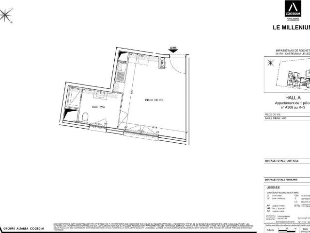 Studio 24 m²