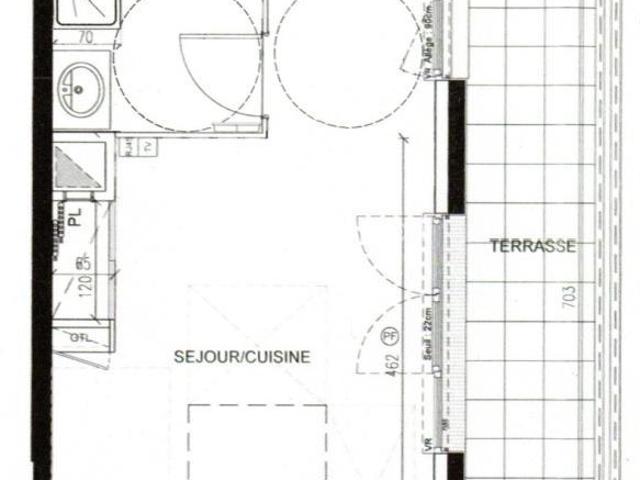 Studio 26 m²